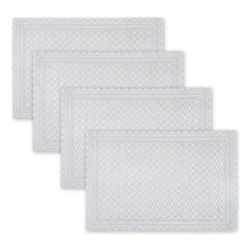 kit 4 Uni Toalhas De Geladeira Plástica Rendada Destacável em Oferta na Shopee