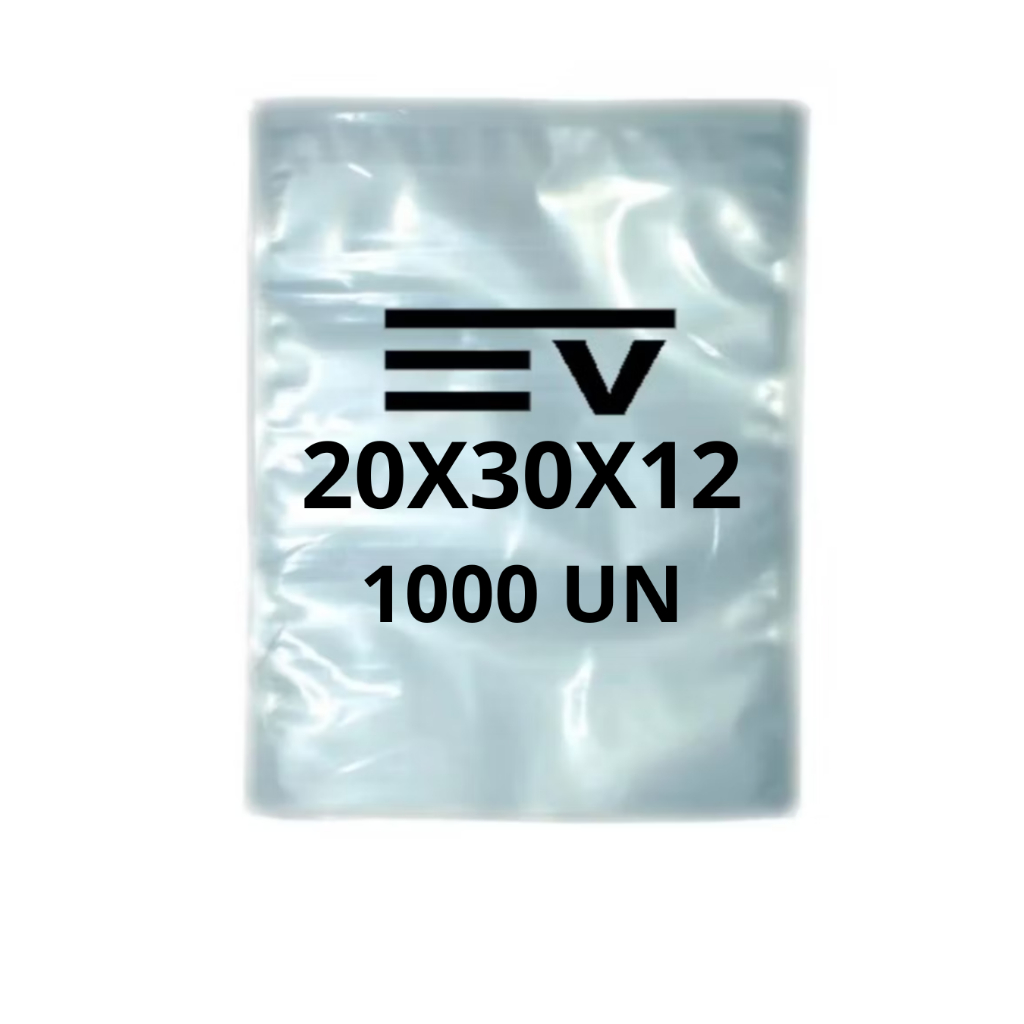 Sacos de embalagem a Vácuo 20x30 12 micras -1000 Unidades