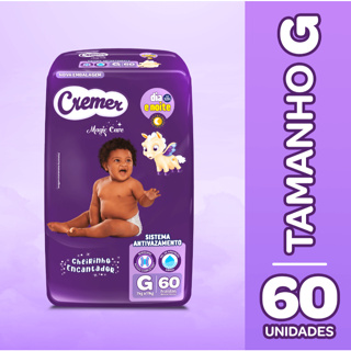 Fralda Cremer G/60 unidades em Oferta na Shopee
