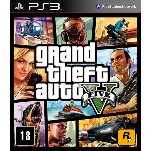 GTA 5 Playstation 3 PS3 Midia fisica Grand Theft Auto V