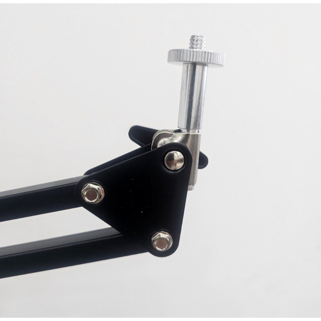 Suporte Articulado de Mesa 1/4 – Braço Pedestal para Microfone, Câmera e Ring Light
