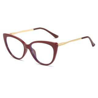 Óculos Gato Olho Fashion: Personalidade Trendy Estilo Euro-Americano Mudança de Cor Anti-Bluetooth Óculos Multifuncio em Oferta na Shopee