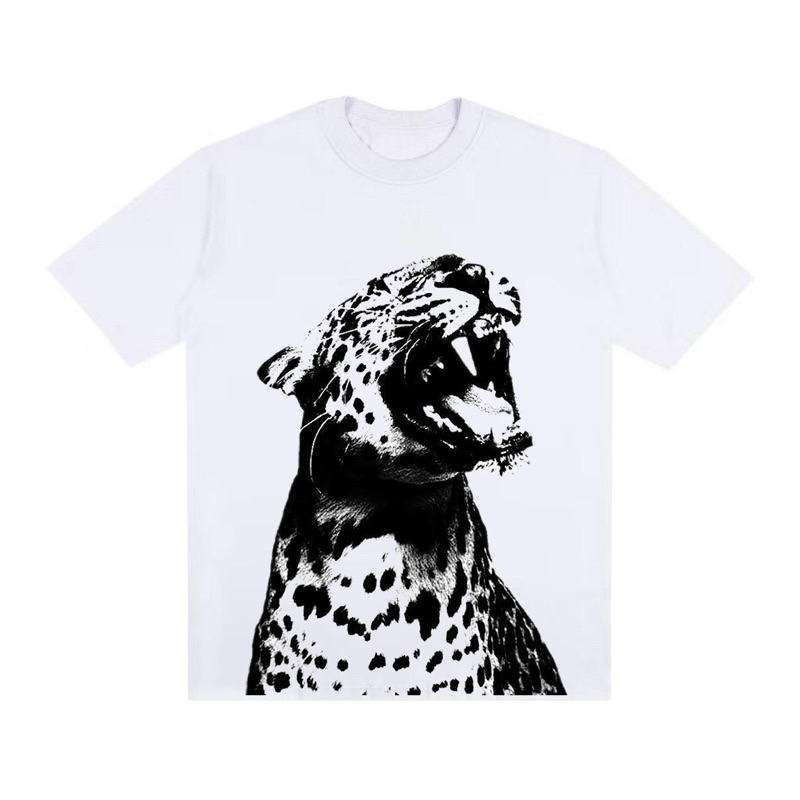 camiseta camisa camisetão over oversized estampada larga moda estilosa hip hop rap onça linda onça pintada animal