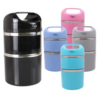 Pote Lancheira Marmita 3 Compartimentos Vertical Tampa Alça em Oferta na Shopee