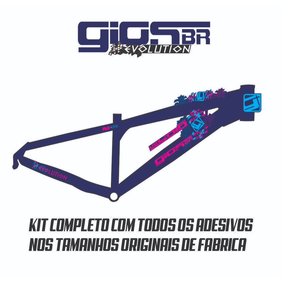 Adesivos Gios FRX EVO 2022 diversas cores