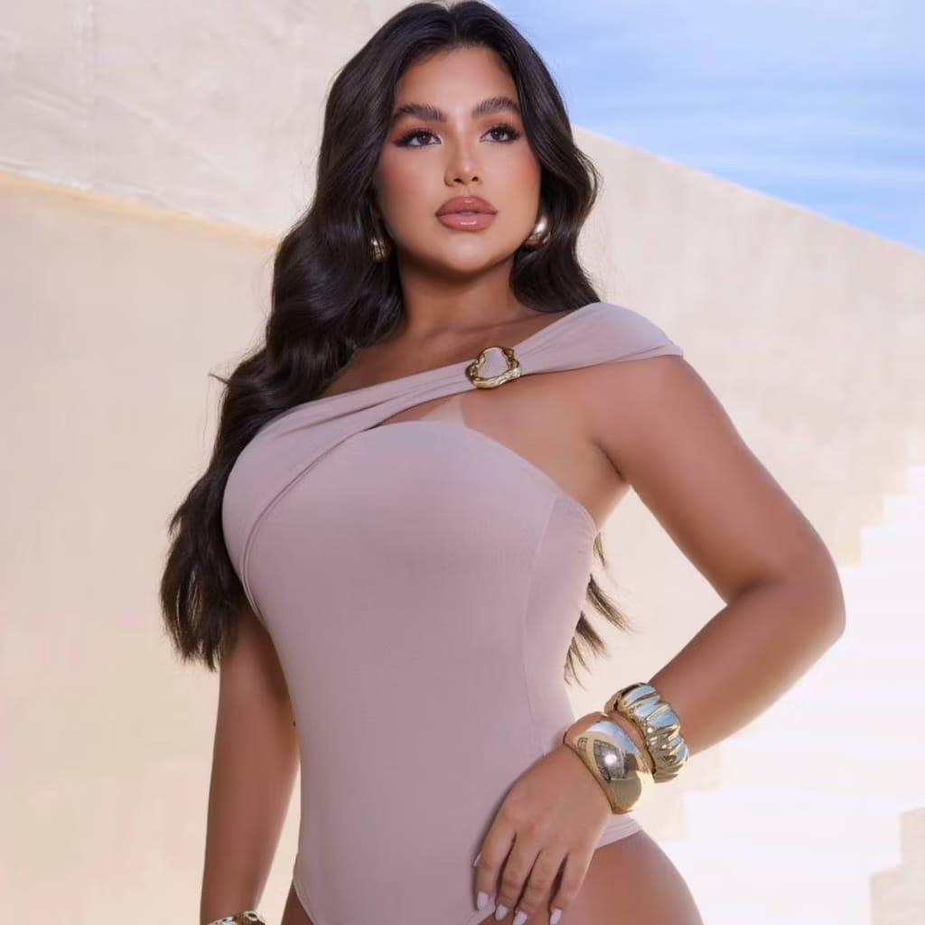 BODY FEMININO MULA MANGA COM  FIVELA ORGANICA TECIDO SUPLEXCOM FORTABLE