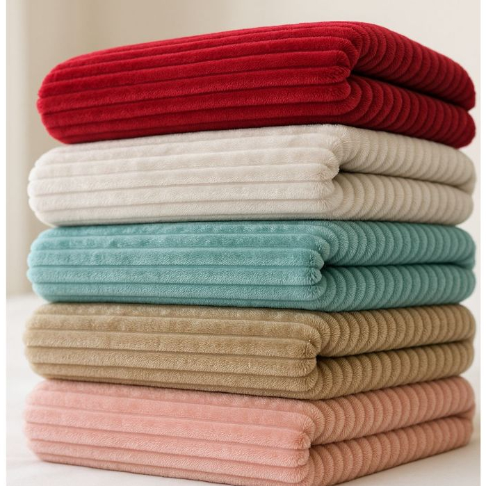 Manta Cobertor Soft Canelada Extra Macio Premium -1,70m x 2,00m Microfibra Aconchegante Quentinho