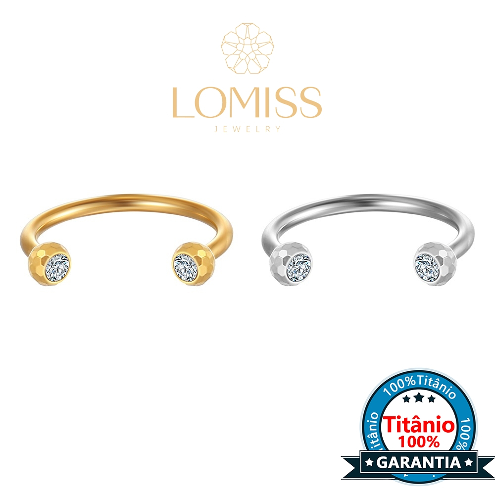 Piercing Septo Helix Daith Ferradura Lapidada Titânio Com Zircônia Cravada Rosca Externa em Oferta na Shopee