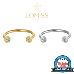 Piercing Septo Helix Daith Ferradura Lapidada Titânio Com Zircônia Cravada Rosca Externa