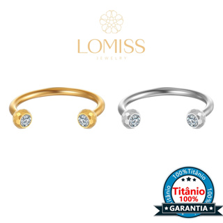 Piercing Septo Helix Daith Ferradura Lapidada Titânio Com Zircônia Cravada Rosca Externa em Oferta na Shopee