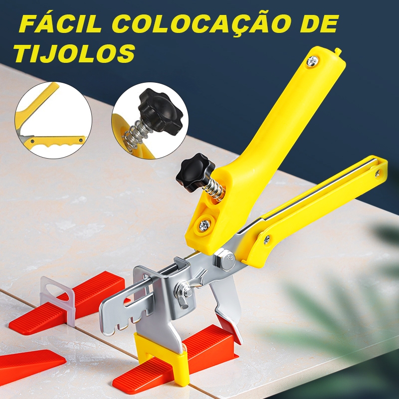 Alicate Nivelador De Pisos Nivelamento Azulejo Cerâmica  Grampo de pressão para nivelador de ladrilhos ABS, aço em Oferta na Shopee