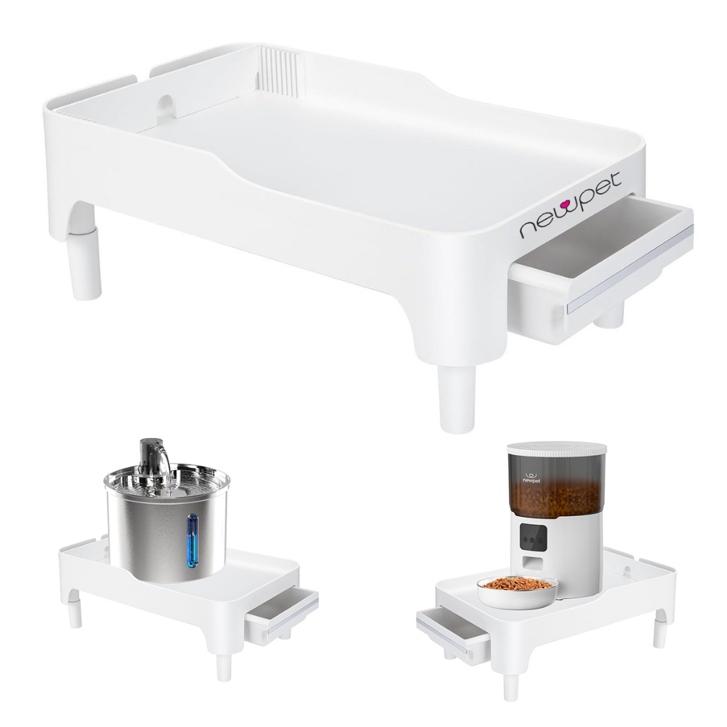 Newpet Suporte Elevado para Comedouro Pet para Gatos e Cães Saúde do Pescoço Altura 4,5 cm em Oferta na Shopee