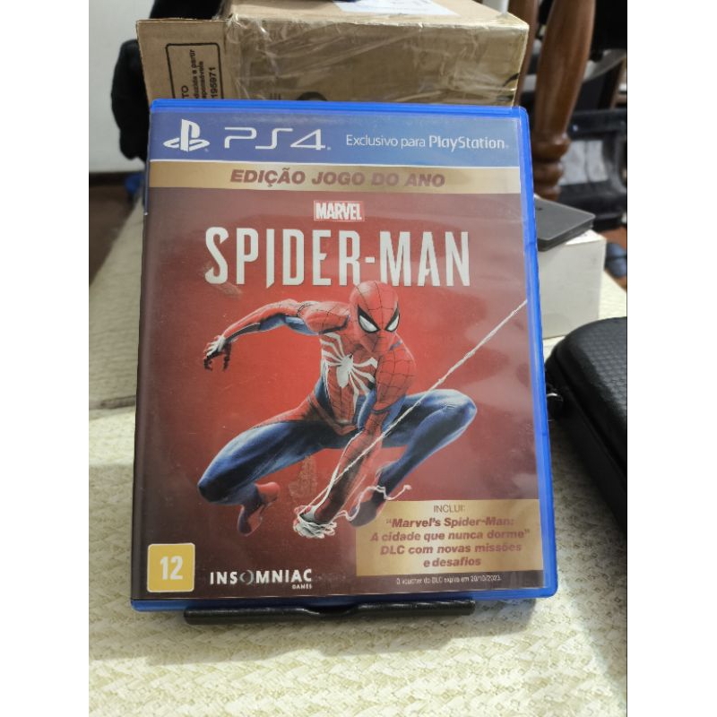 jogo para PS4/PS5 usado SpiderMan 2018 homem aranha mídia física