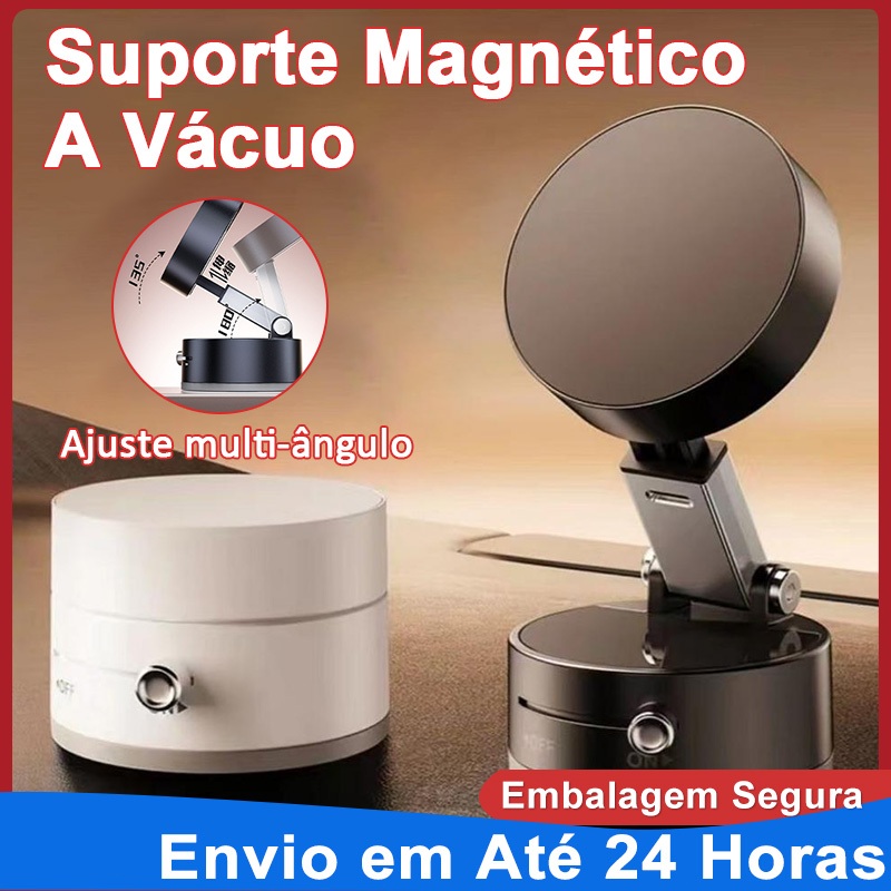 Suporte Magnético Dobrável Para Carro Magsafe，360°Suporte dobrável para celular Resistente em Oferta na Shopee