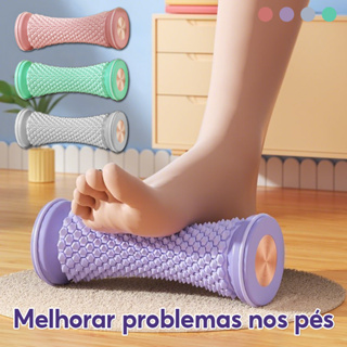 Massageador De Pés Rolo De Massagem Yoga Bola Fáscia Plantar Cuidados De Relaxamento Muscular Manual De Plástic em Oferta na Shopee