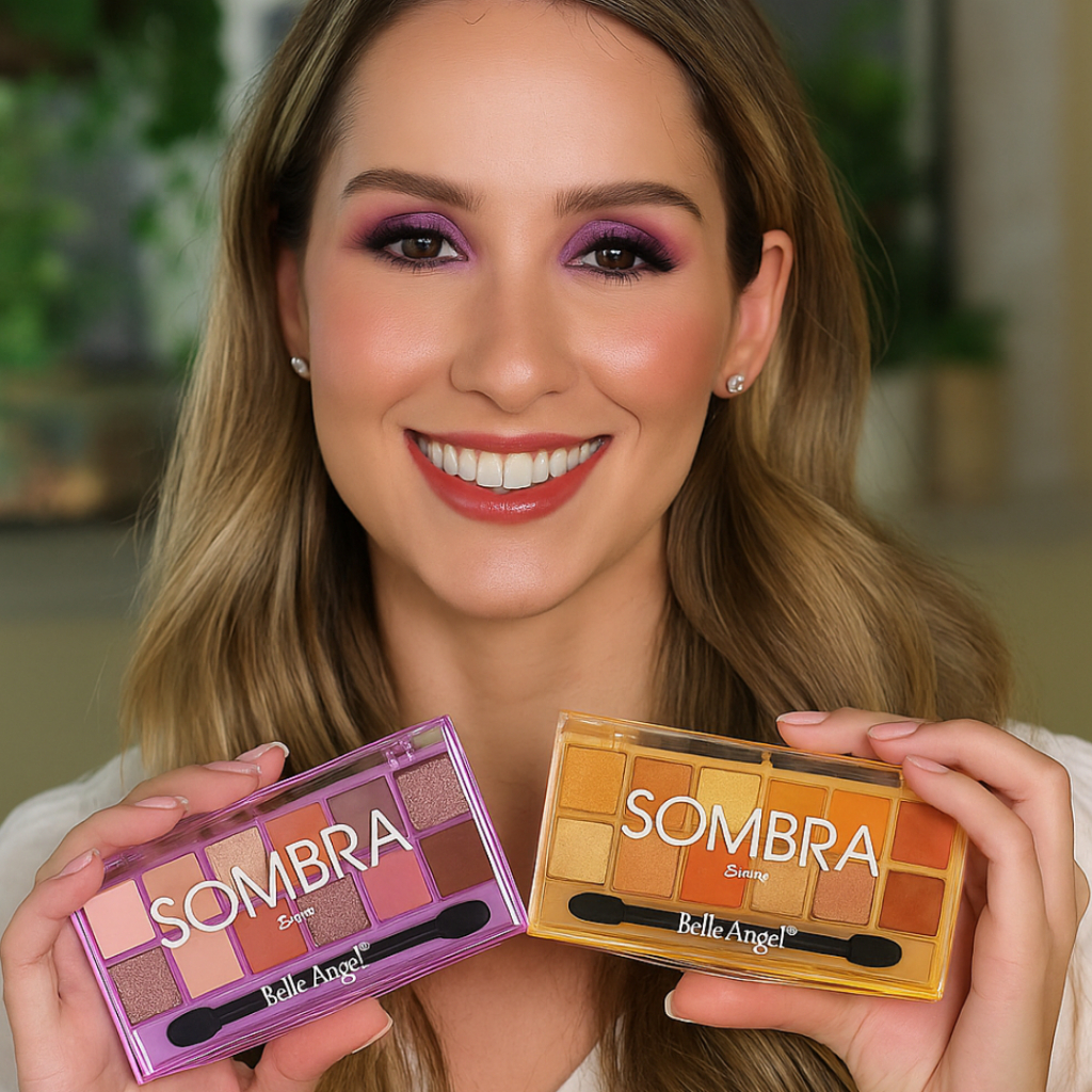 Paleta De Sombras Sweet 12 Cores Matte e Perolada Belle Angel