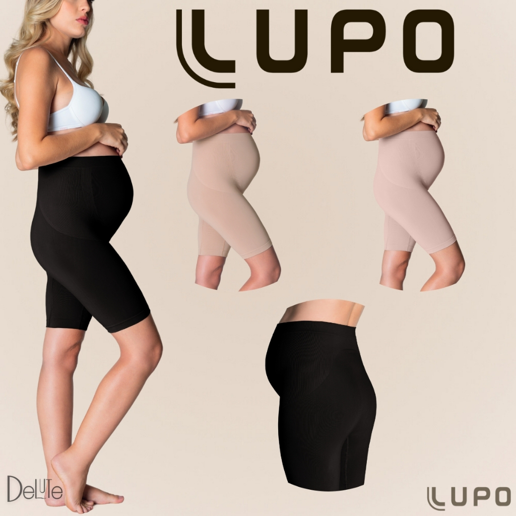 Bermuda Alta Loba Boxer Gravida Gestante Sem Costura Gravidez Lupo Calcinha em Oferta na Shopee
