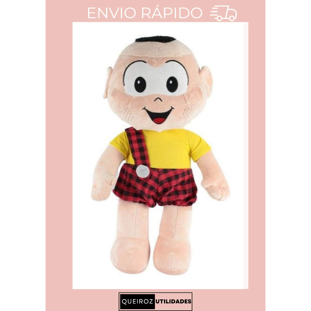 ✦ CASCÃO de Pelúcia ✦ Personagem Licenciado da Turma da Mônica – Presente Perfeito ✦