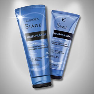 SIÁGE - Shampoo 250ml + Condicionador 200ml - Hair Plastia em Oferta na Shopee