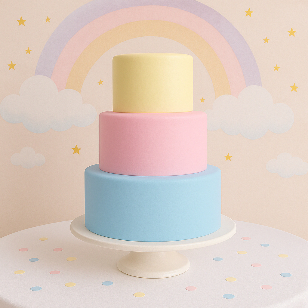 Base De Bolo Falso Encapado Em Eva Candy - Escolha As Cores em Oferta na Shopee