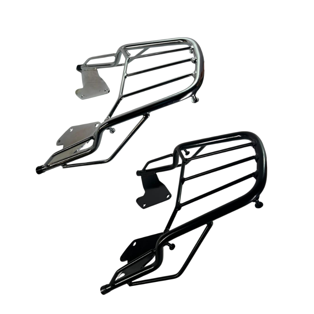 Bagageiro Reforçado para Titan 160 2025 – Acabamento Cromado ou Preto.