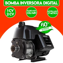 Bomba Digital Inversora Pressurizadora 133 Litros/min Mais Economia de Energia Smartpress