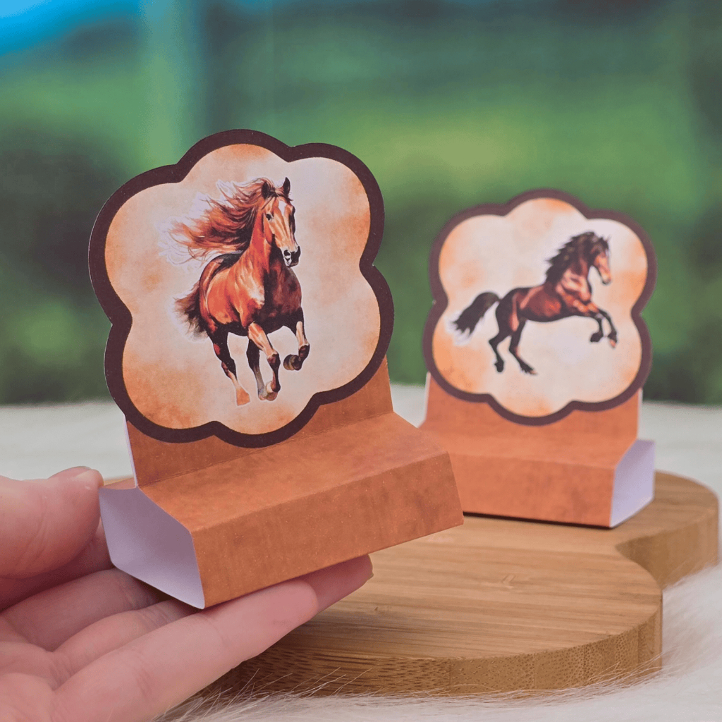 20 a 40 Porta Bis duplo CAVALO MARROM COUNTRY - HARAS - COWBOY - Lembrancinha de festa infantil - PEGUE E MONTE em Oferta na Shopee