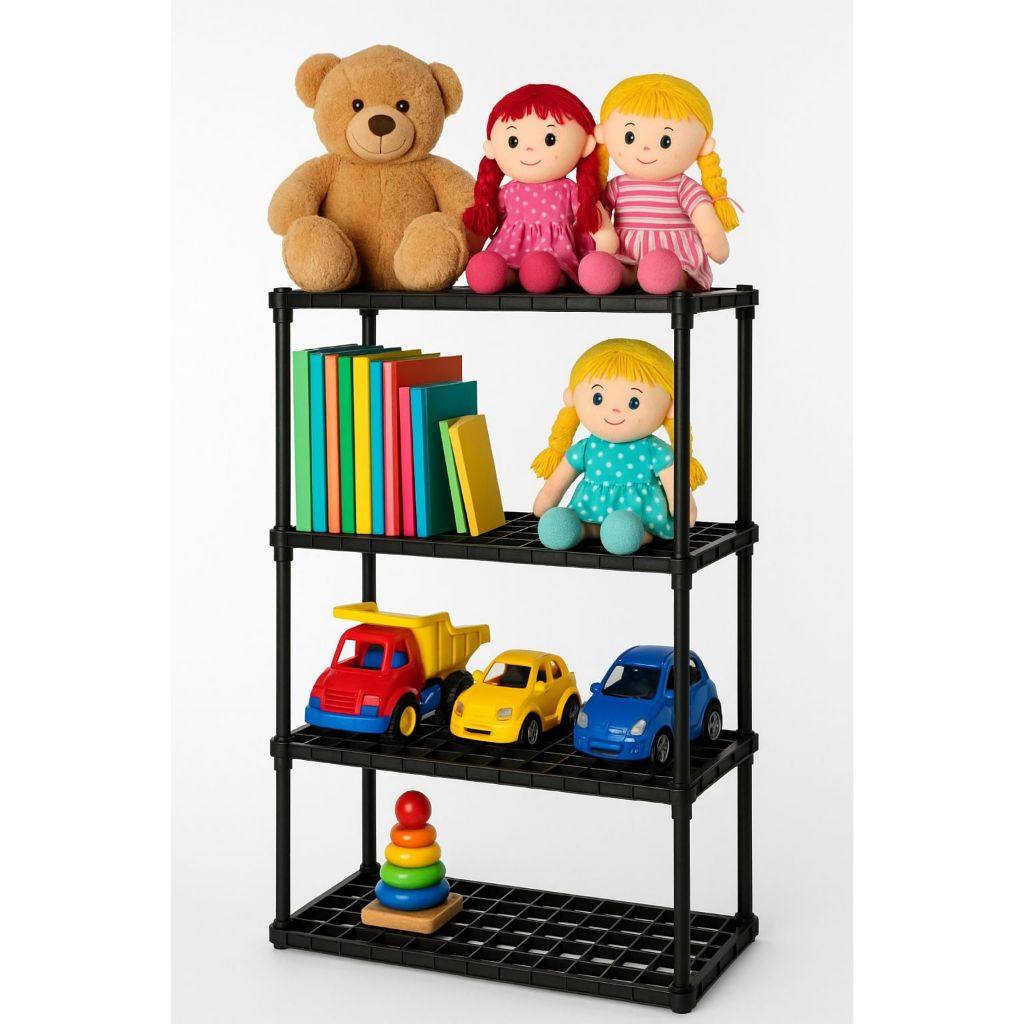 Prateleira multiuso 4 andares modular.