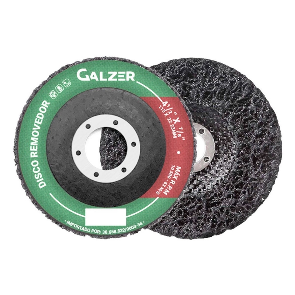 Disco Strip Galzer Para Remoções Tinta Limpeza Verniz Ferrugem Solda 115 Mm em Oferta na Shopee