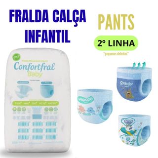 Fralda Calça Confortfral Baby | Fralda Descartável com Ajuste Perfeito e Alta Absorção
