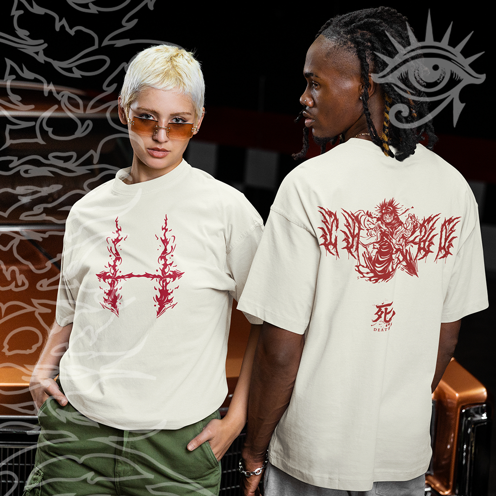 Camiseta Basica e OVERSIZED Choso Mark Blood Manipulation Jujutsu Kaisen Anime Unissex - Darknezz em Oferta na Shopee