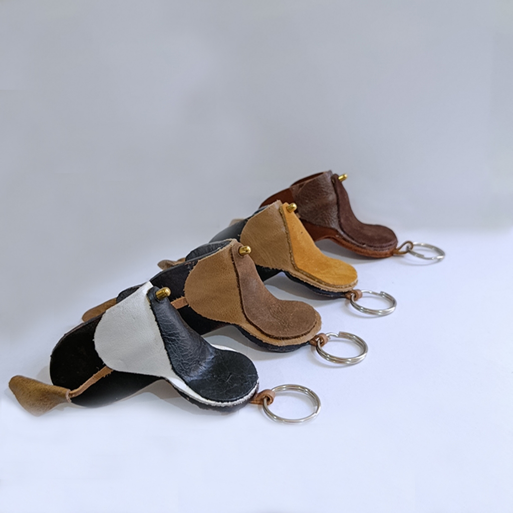 Porta-chaves claviculário miniatura sela country sortidas em courino para chave porta