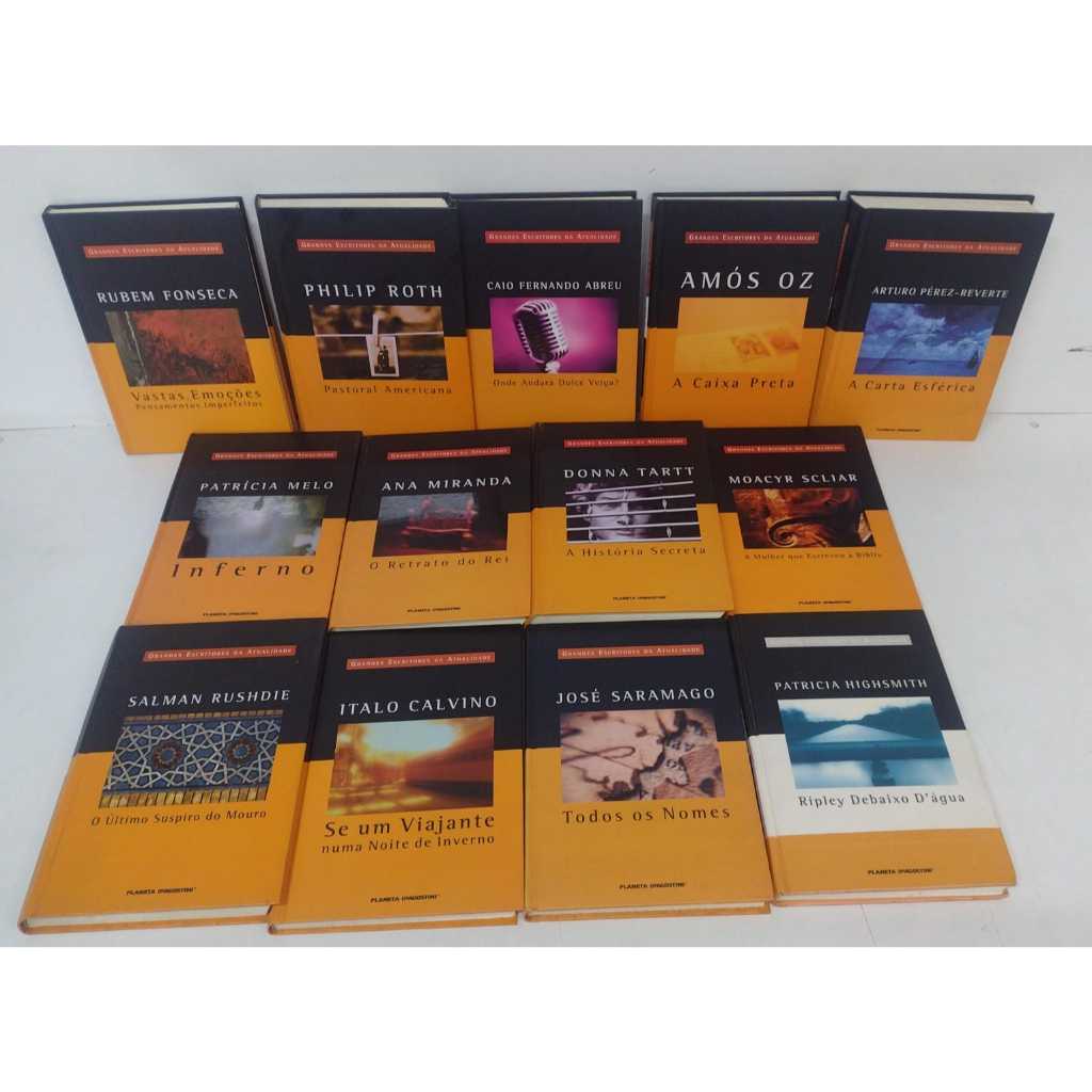 COLEÇÃO Grandes Escritores da Atualidade (13 volumes) - Autores: Variados - Editora: Planeta De Agostini - A195