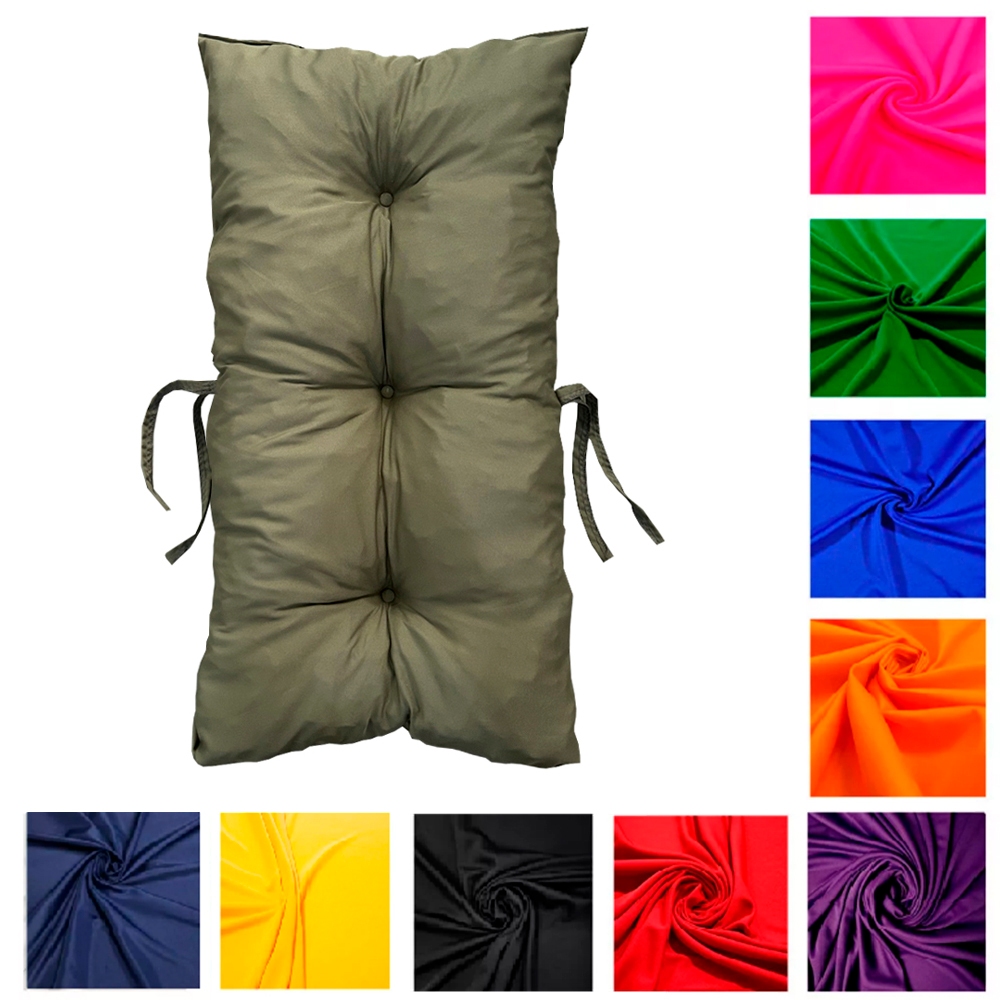 1 Almofada 95x45 Com Enchimento Para Cadeiras Vimes Bancos em Oferta na Shopee