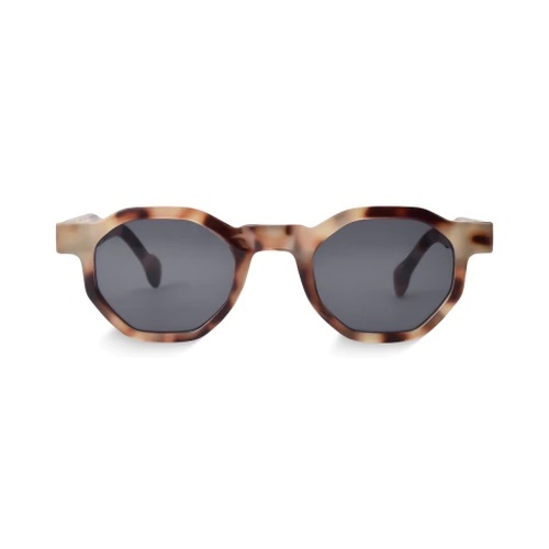 Óculos de Sol Hexagonal Tori Tortoise Latte em Oferta na Shopee