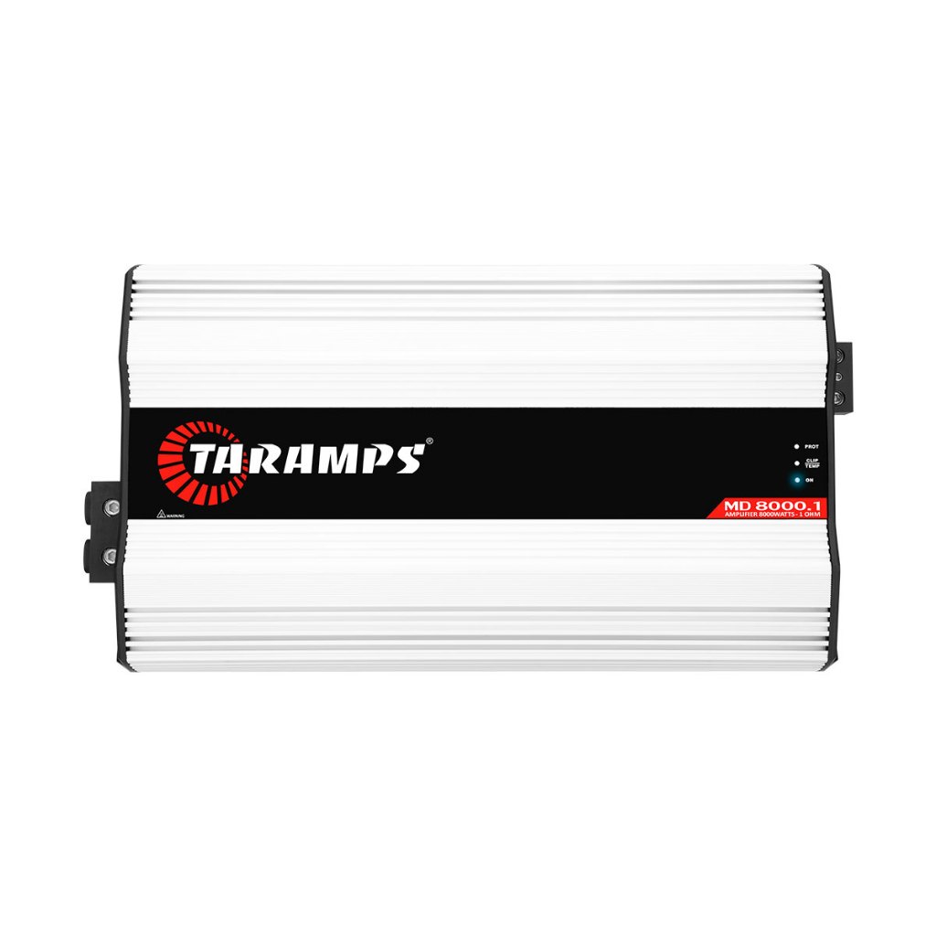 Módulo Amplificador MD 8000 Taramps 1 Ohm 8 Mil Watts RMS Som Automotivo