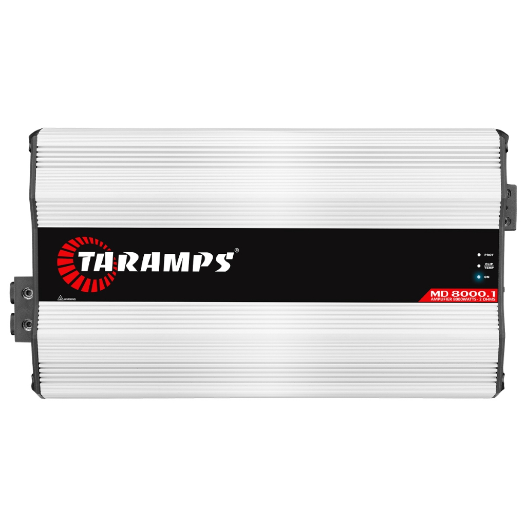 Módulo Amplificador MD 8000 Taramps 2 Ohms 8 Mil Watts RMS Som Automotivo