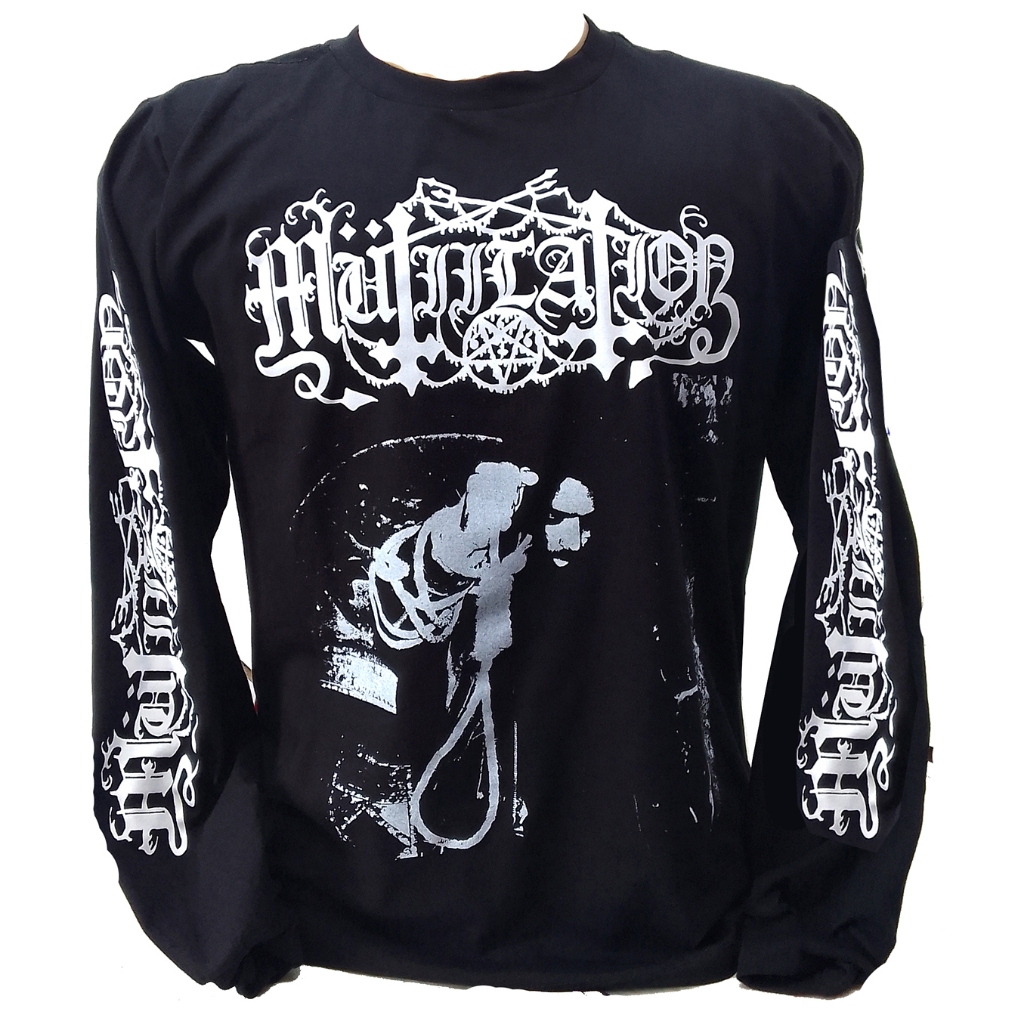 Camiseta Mutiilation 002 manga longa black metal
