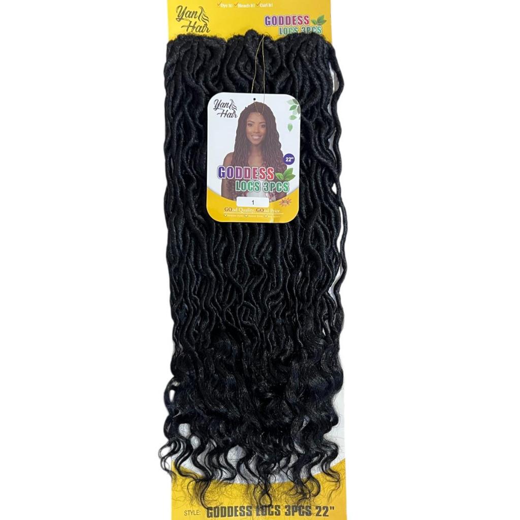 Cabelo Faux Locs Goddess 300g Look Natural Leve e Volumoso
