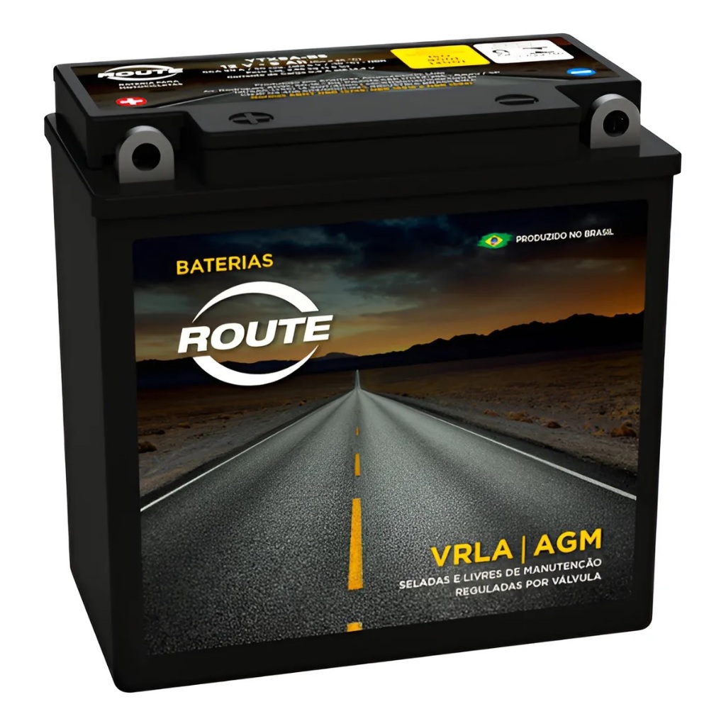 Bateria  Moto Route YTX9ABS - YTX9A-BS Triumph 675 Daytona 675r - 9ah