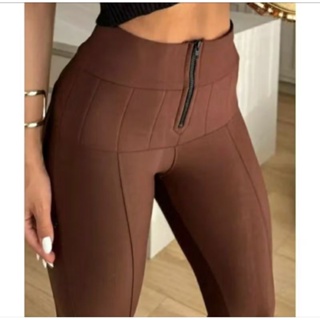 Calça efeito lipo con cinta modeladora cintura alta em Oferta na Shopee