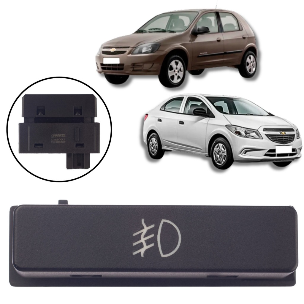 BOTÃO INTERRUPTOR FAROL DE MILHA GM CELTA 2012/2015 PRISMA em Oferta na Shopee