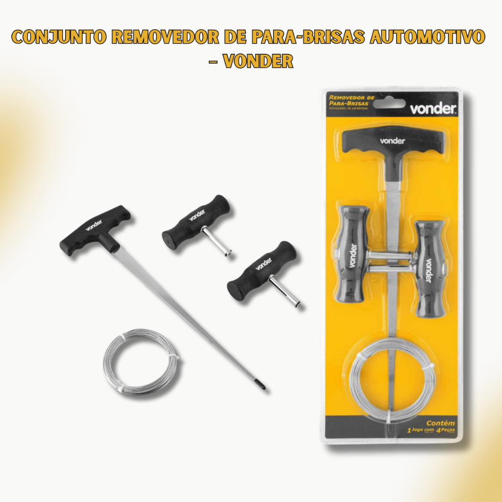 Conjunto Removedor de Para-brisas Automotivo – Vonder