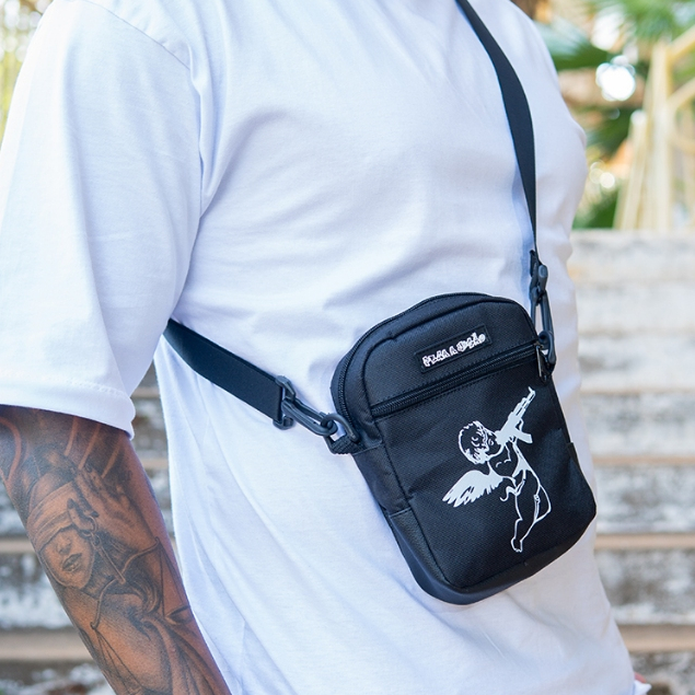 Shoulder Bag Grande Anjo Transversal Com Alça Regulável Unissex mini bolsa em Oferta na Shopee