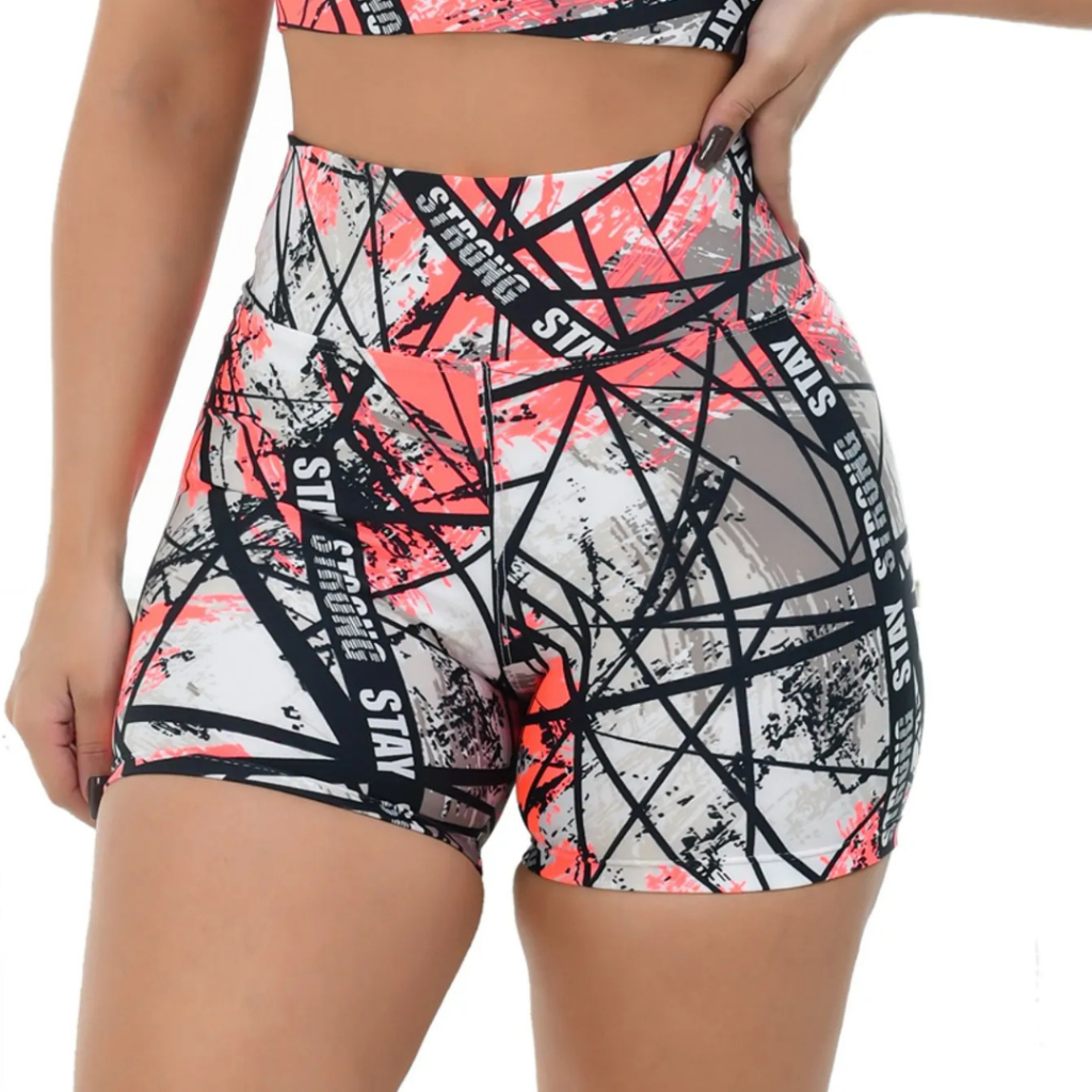 Kit c/ 03 Short Feminino Suplex Yoga/Fitness/Academia/Ciclista em Oferta na Shopee