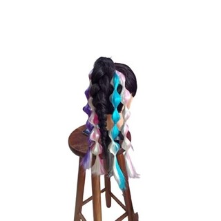 Aplique Bubble Braids Mechas Bubble para Cabelo Infantil Carnaval Fantasia - ENVIO IMEDIA…