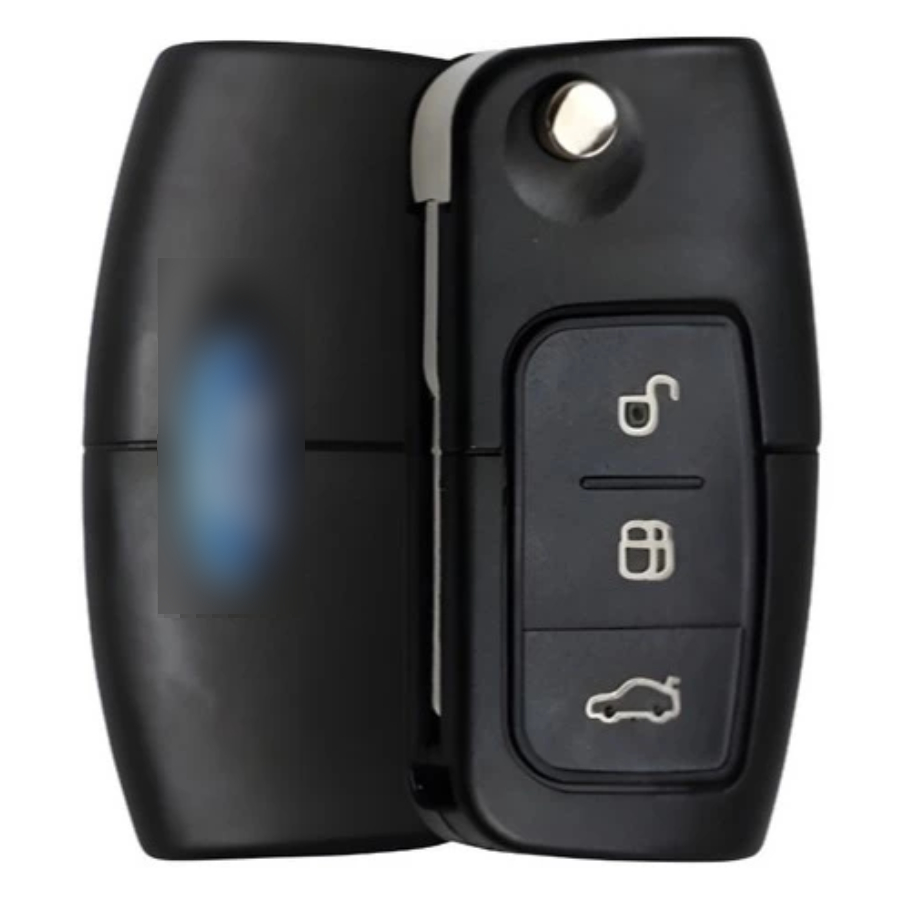 Carcaça Chave Canivete Ford Ecosport Fiesta Focus 3 botões em Oferta na Shopee