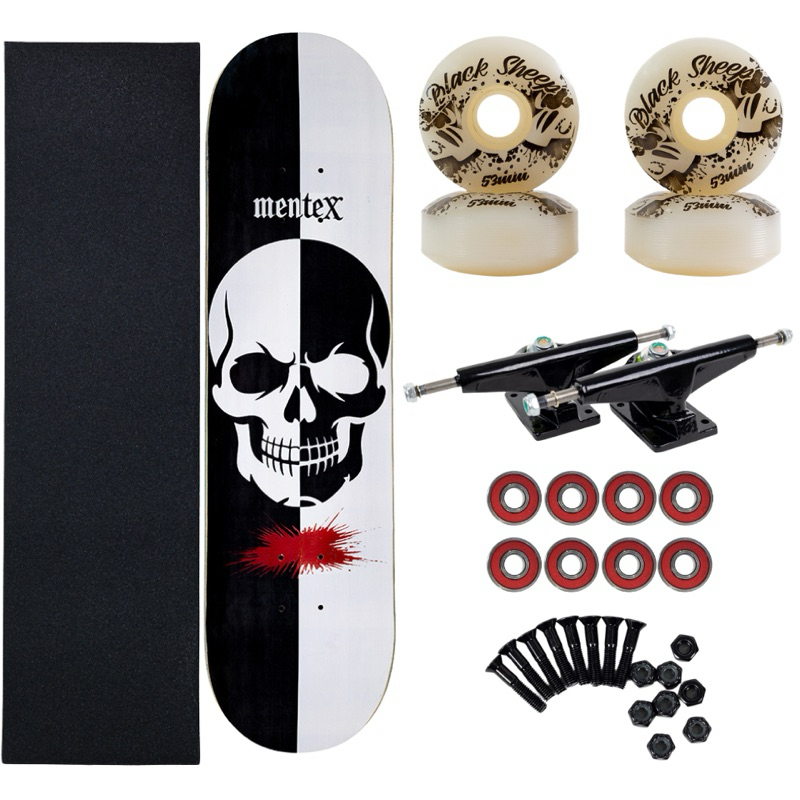 Skate Completo Profissional Mentex 8.0 Street - Desenhos Diversos em Oferta na Shopee