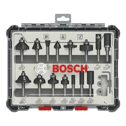 Kit Fresas Bosch 15 Pcs 1/4" Standard