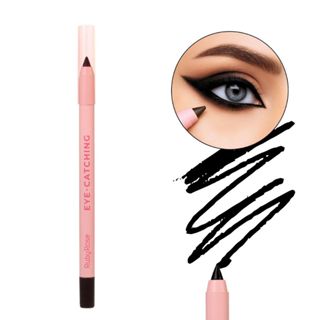 Lápis de Olho Preto Ruby Rose Resistente à Água e ao Atrito c/ Longa Duração Eye-Catching Maquiagem em Oferta na Shopee